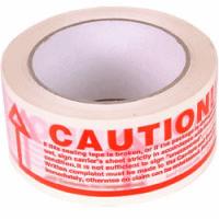 720 x Rolls Of CAUTION Printed Sealing Tape 48mm x 66M - CLEARANCE OFFER